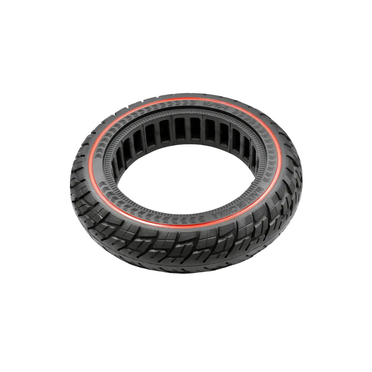 Tömör gumiabroncs 60/70-10x2.5 hüvelykes méhsejt piros gyűrűvel Xiaomi Mi4pro-hoz