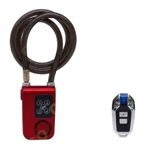 Jelszóval, vezetékes és vezeték nélküli távirányítóval ellátott riasztó