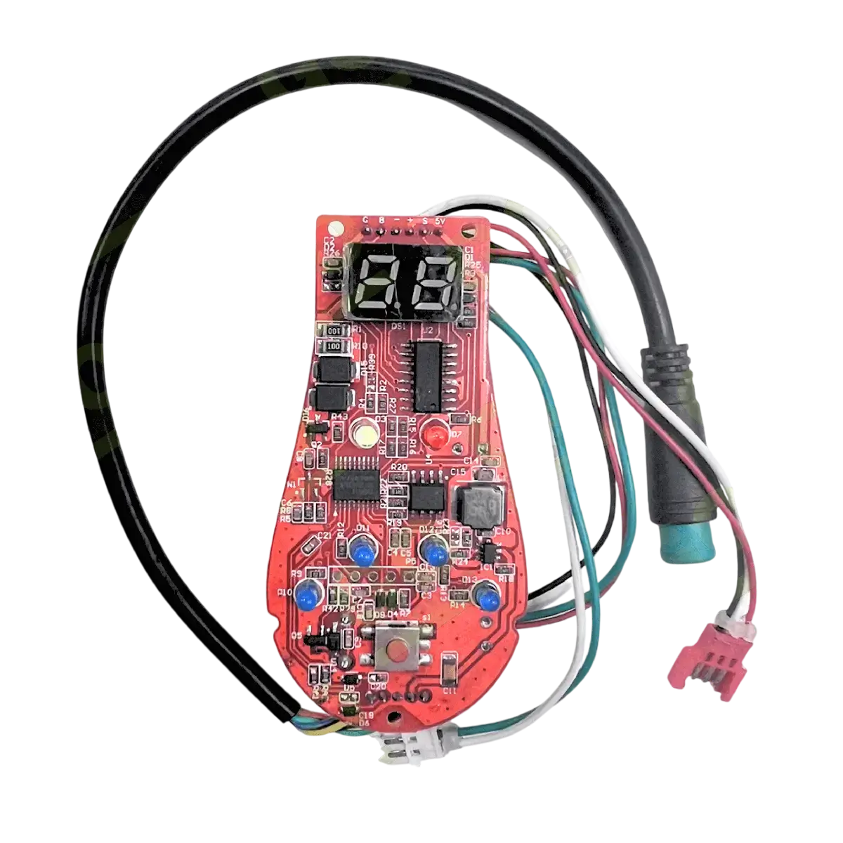 Kijelző áramköri lappal