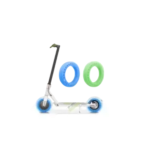 Fluoreszkáló gumiabroncs 8,5x2 hüvelyk Xiaomi rollerhez - zöld