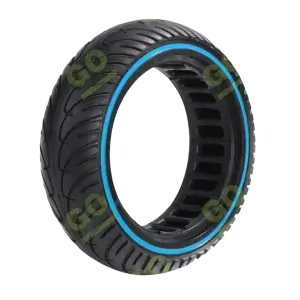 Tömör gumiabroncs 8,5x2 hüvelykes kék gyűrűvel Xiaomi robogókhoz