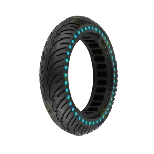 Tömör gumiabroncs 8,5x2 hüvelykes kék pöttyökkel Xiaomi robogókhoz