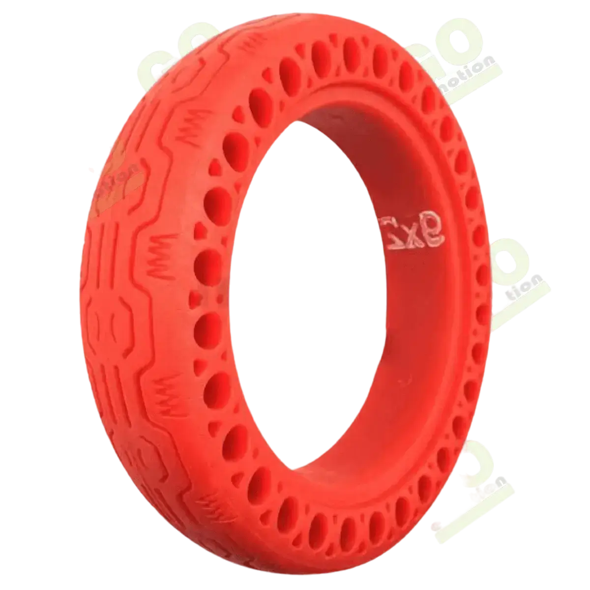 Tömör gumiabroncs 9x2 Ninebot E22/E25-höz, piros