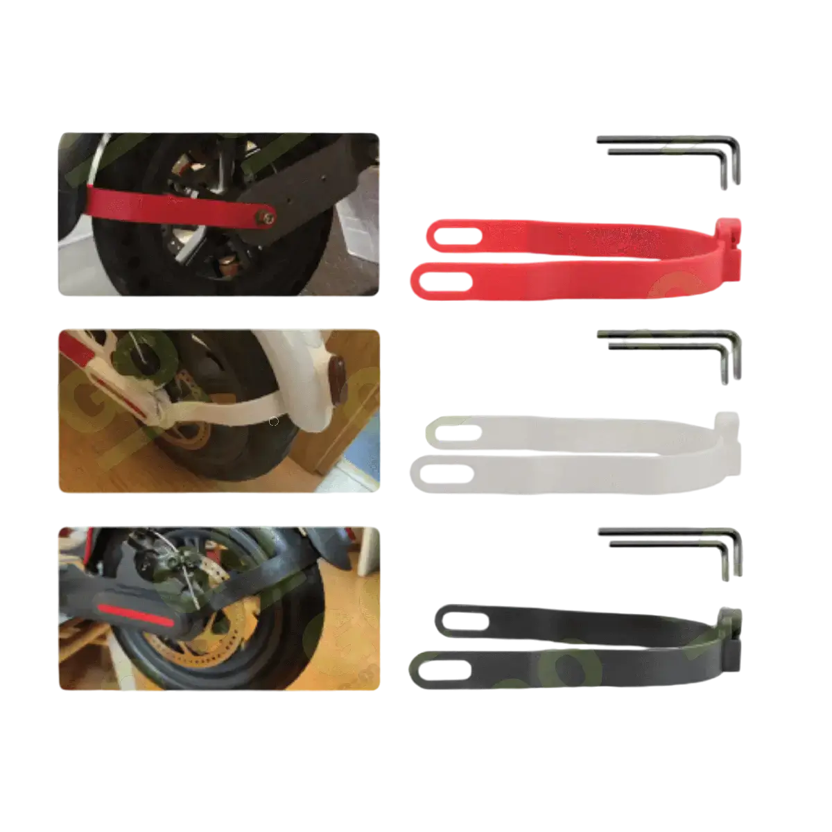 Megerősített hátsó sárvédő tartó Xiaomi M365, PRO készülékekhez