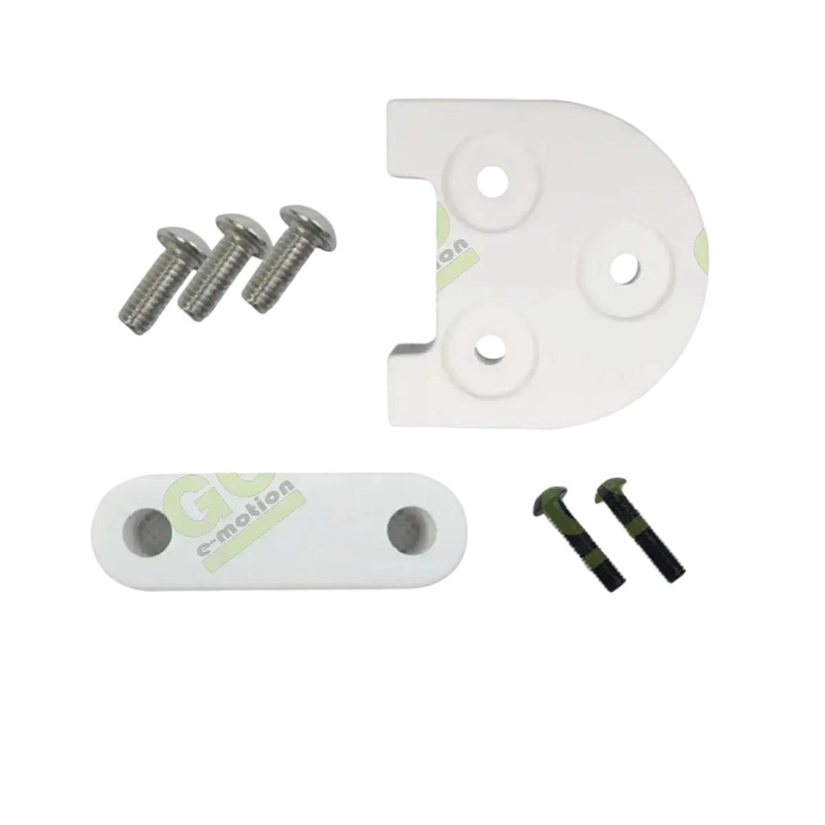 Lábtartó és hátsó sárvédő emelőlap - fehér Xiaomi M365, PRO készülékekhez