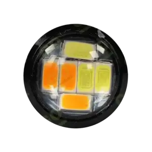 Első LED lámpa Vsett 10+ rollerhez (fehér és sárga)