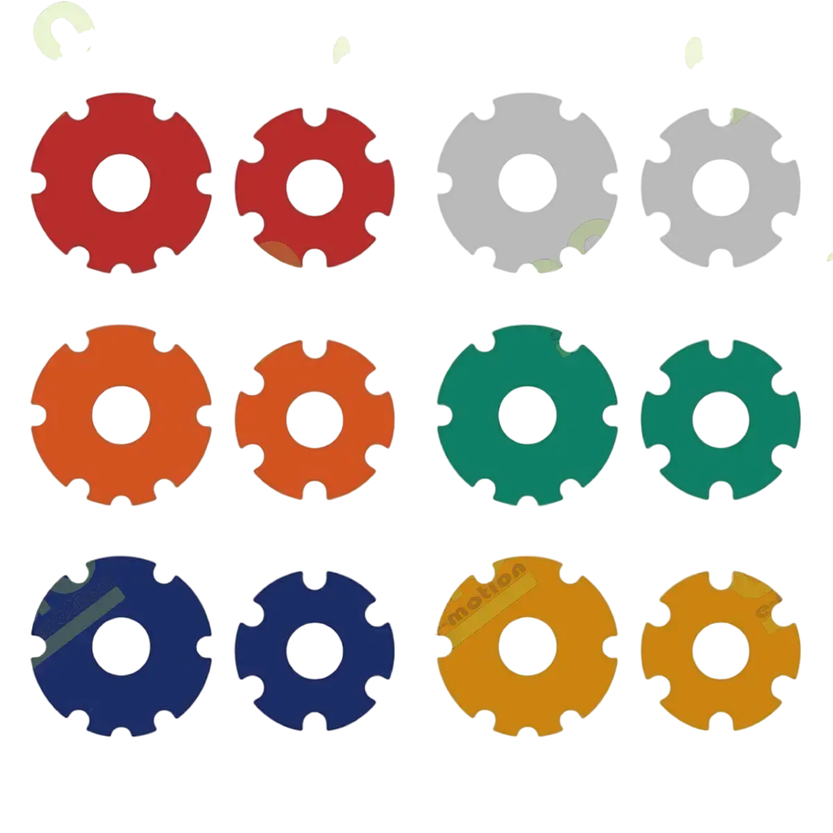 Xiaomi motortér burkolat matricák - színes