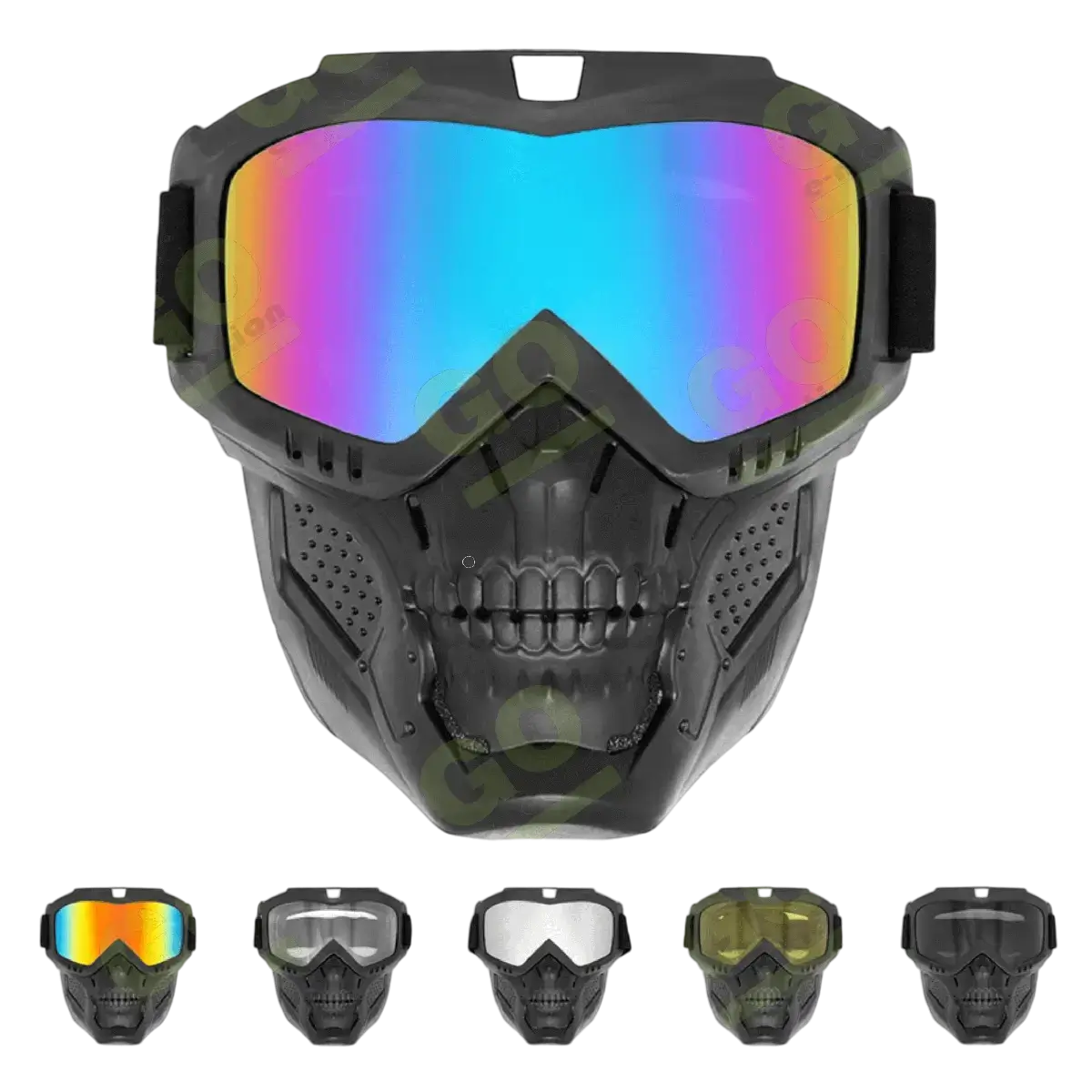 Szélálló védőszemüveg maszkkal