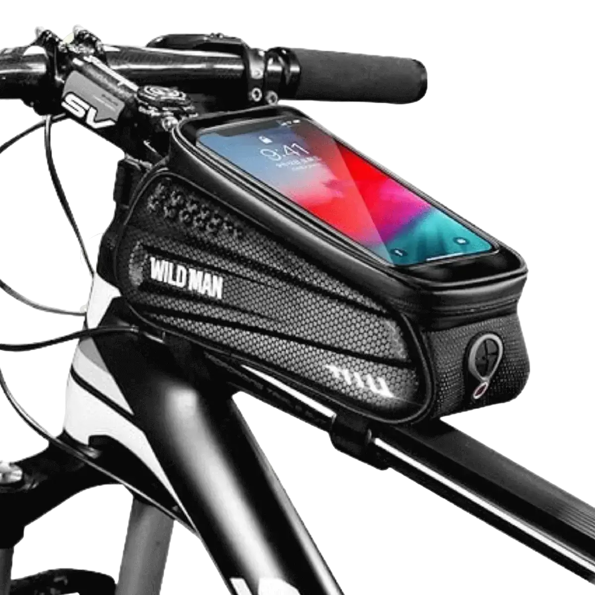 Wildman vízálló kerékpártáska érintőképernyővel