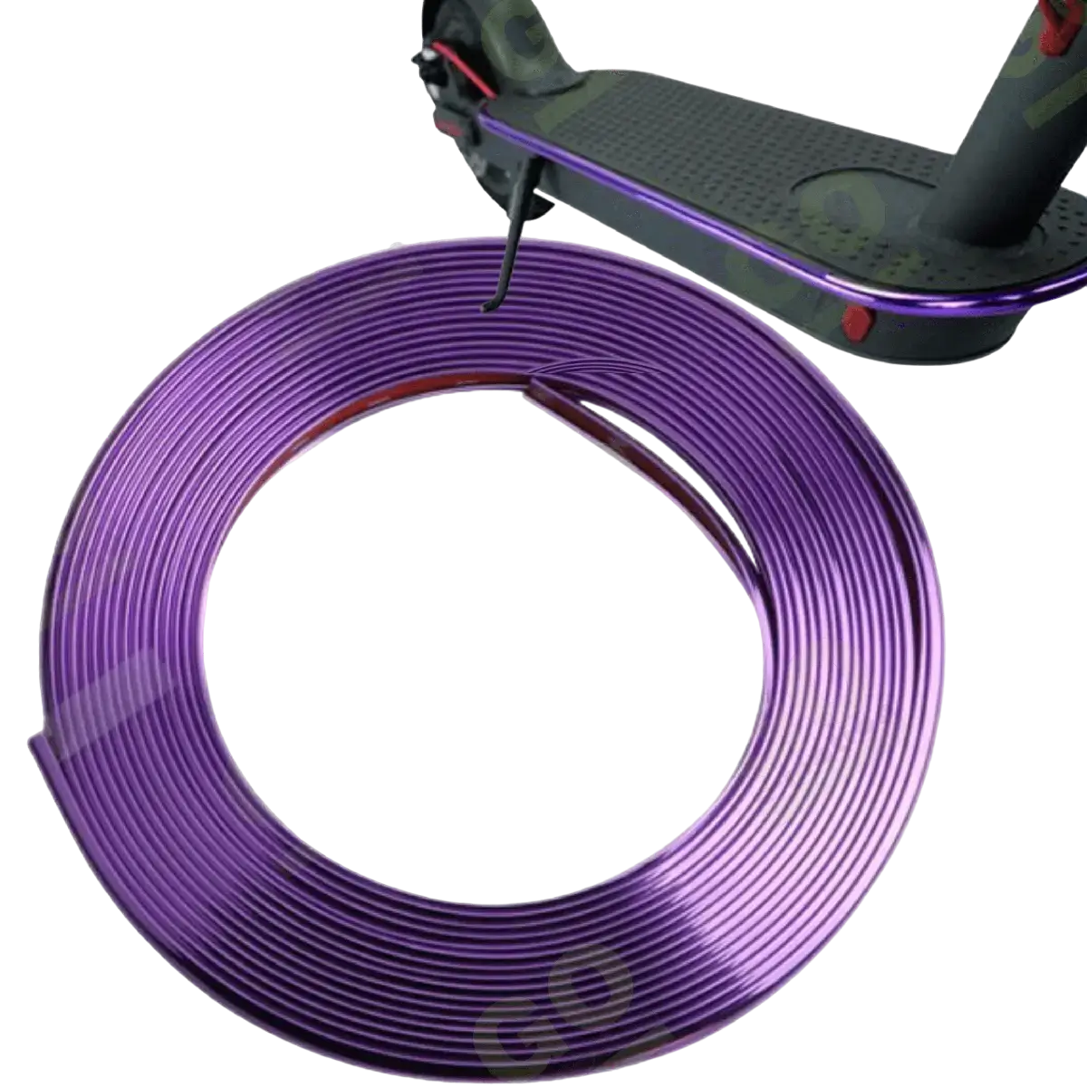 Védő lökhárító csík robogóhoz 4m, fényes - Galéria 2