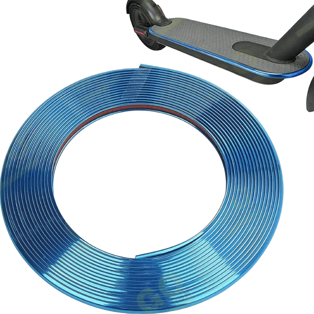 Védő lökhárító csík robogóhoz 4m, fényes - Galéria 3