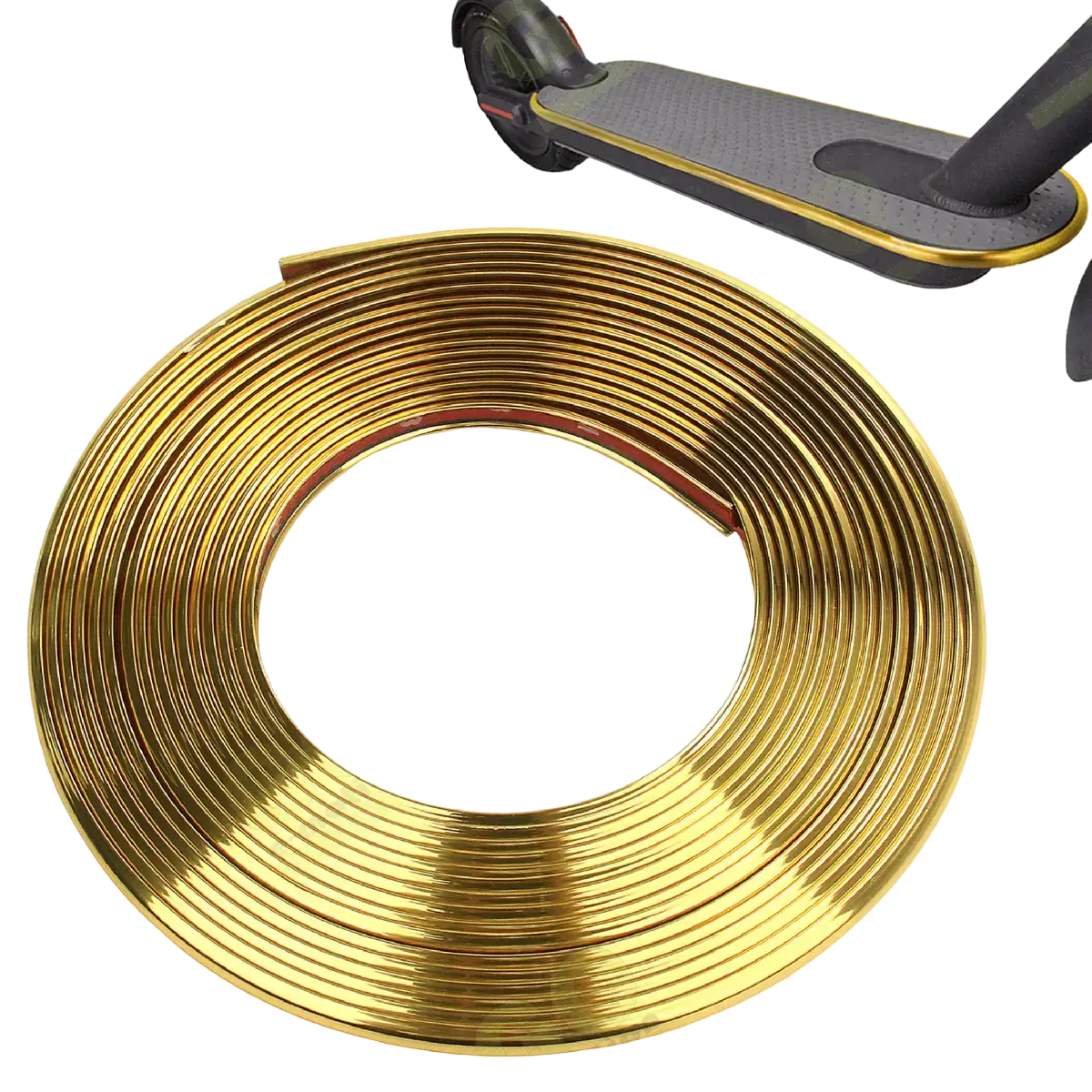 Védő lökhárító csík robogóhoz 4m, fényes - Galéria 4