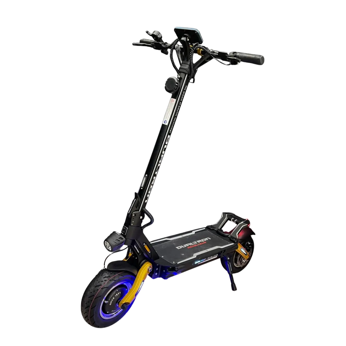 Dualtron Achilleus elektromos roller sárga, szögletes nézet