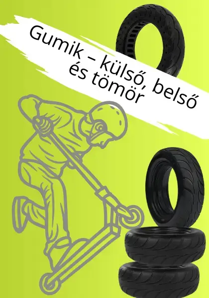 Gumik Elektromos Rollerekhez Es Kerekparokhoz